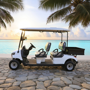 48v 4 seater golf cart with cargo box