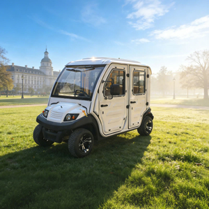 4-Seater Enclosed Electric Shuttle | Resort & Campus Transport Vehicle