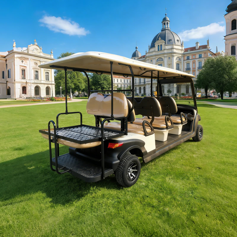 Eight 8 Passenger Person Seater Electric Buggy Golf Carts for Sale - EG206AKSZ