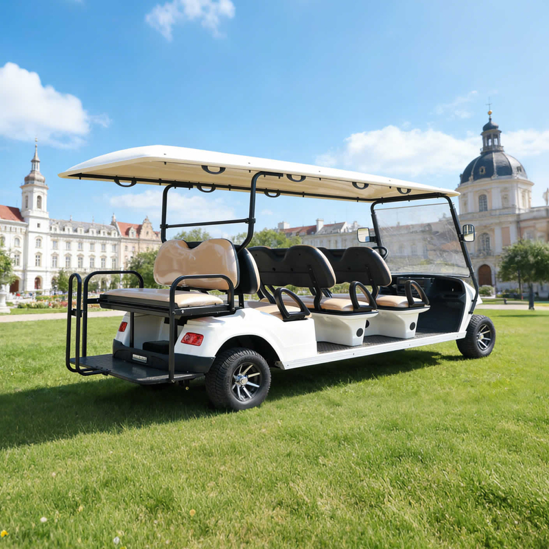 8 Seater Electric Golf Cart for Airports & Resorts