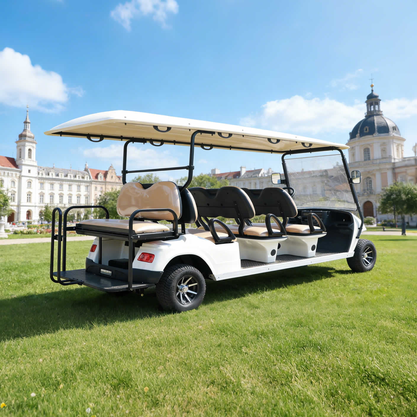 8 Seater Electric Golf Cart for Airports & Resorts