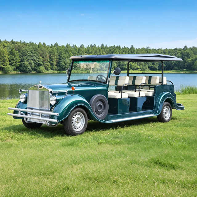 Vintage Electric Sightseeing Car | Classic Electric Tour Shuttle for Resort & Real Estate - EG6120K