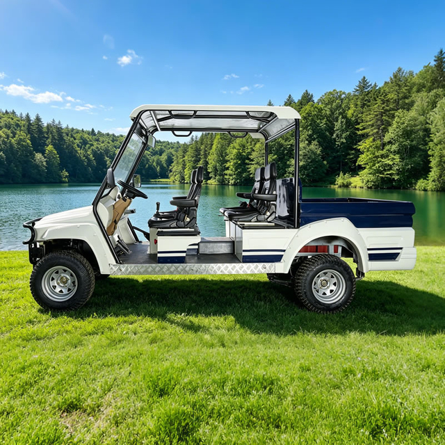 72V Electric 2wd Offroad Off Road Mini Pickup Truck Hunting Golf Cart - Eagle Golf Cart
