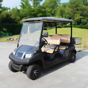 4 seater electric golf cart with cargo box