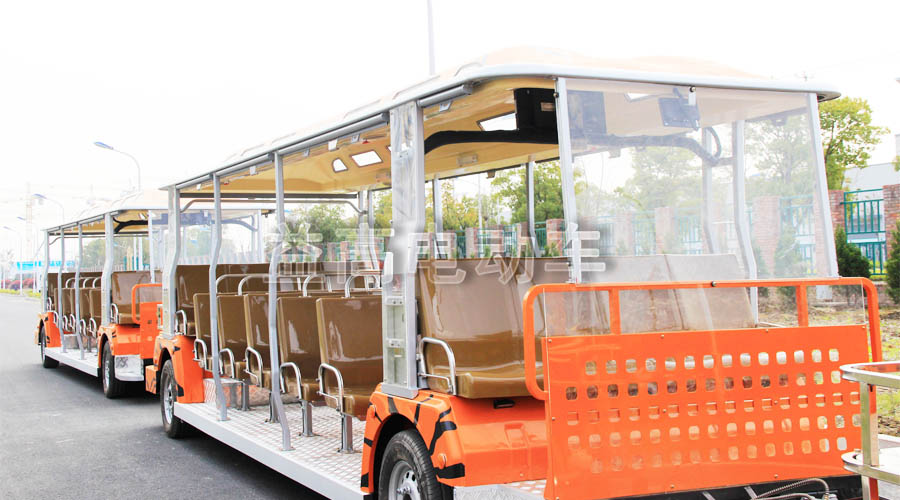 The electric sightseeing vehicle from Singapore has been successfully dispatched
