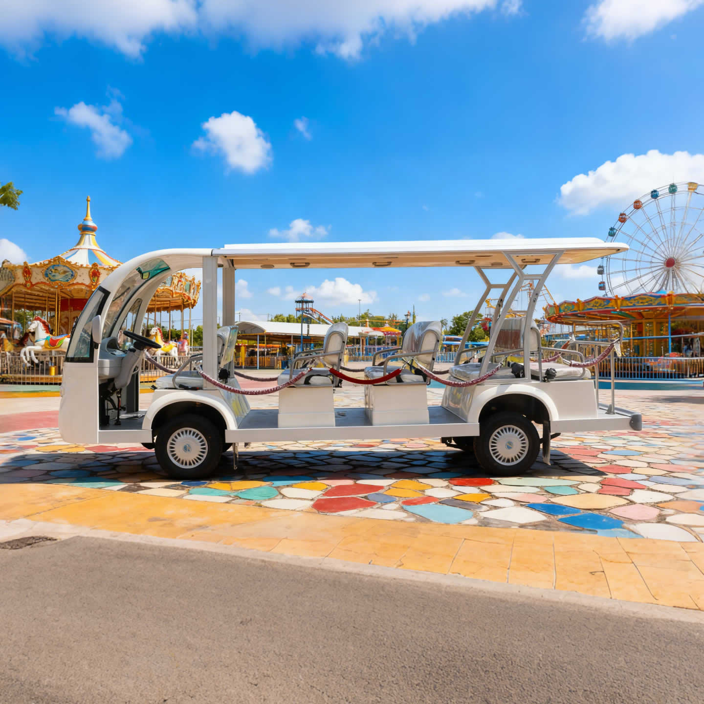 Wholesale High Quality 14 Seats Electric Sightseeing Cars