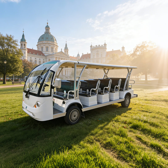 Electric Lsv Airport Minibus Shuttle Van