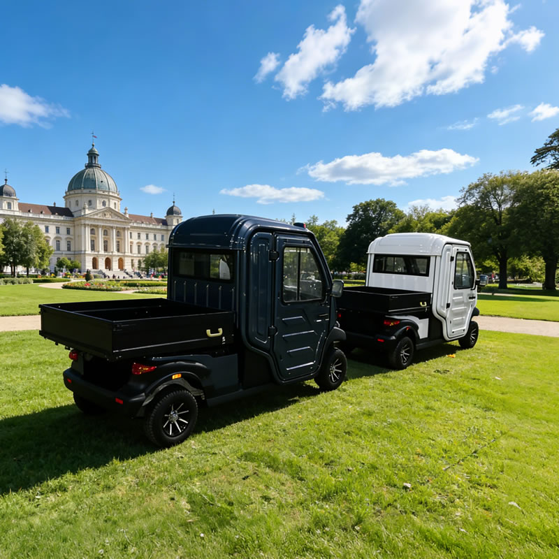  Wheel Electric Utility Truck | Enclosed Electric Pickup Truck Manufacturer