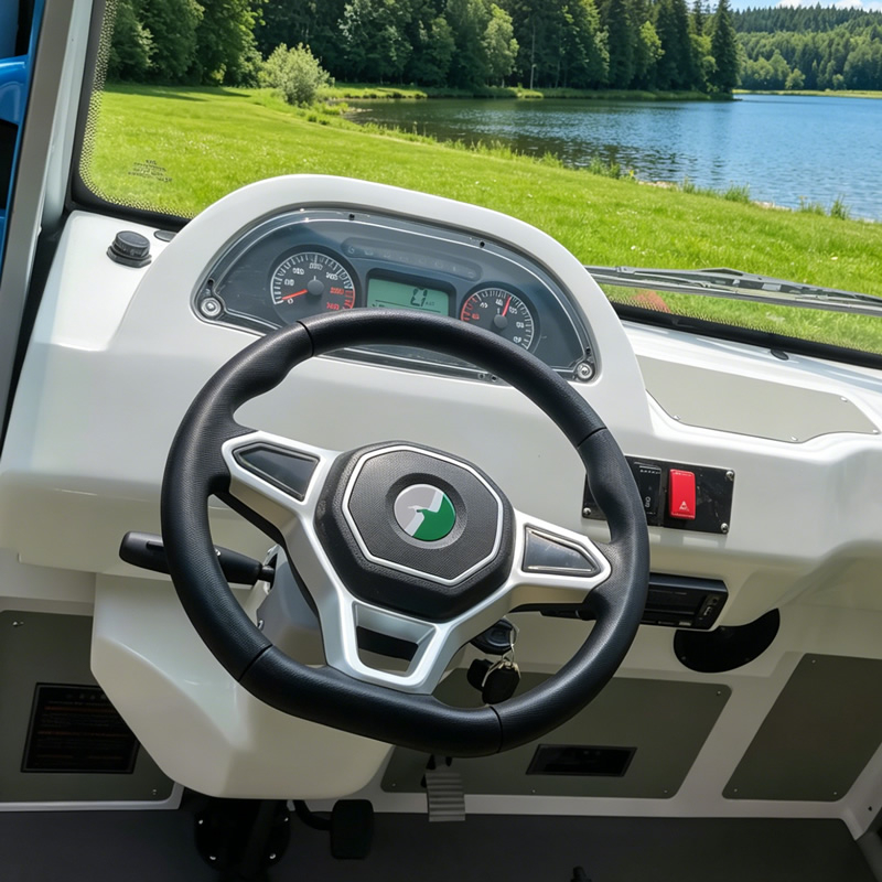 Electric Mini 4-Wheeler Cargo Truck | Enclosed Electric Utility Vehicle, Commercial Electric Transport Truck Manufacturer