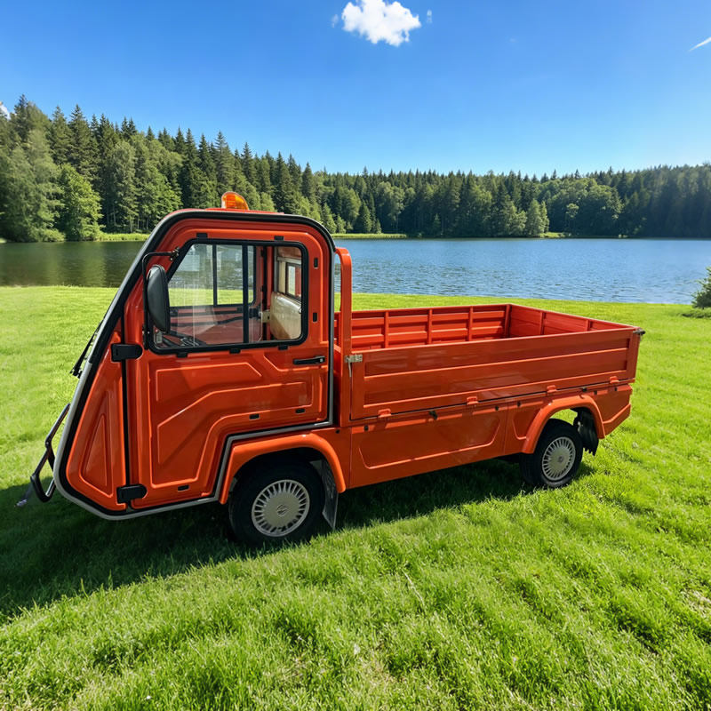 Electric 4-Wheeler Cargo Truck | Custom Electric Utility Vehicle for Scenic Area & Campus, Factory Direct Sale