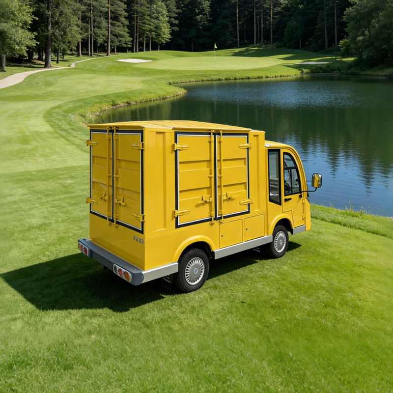 Custom Electric Box Truck Manufacturer | China Factory Direct 4 Wheel Electric Cargo Van for Export 