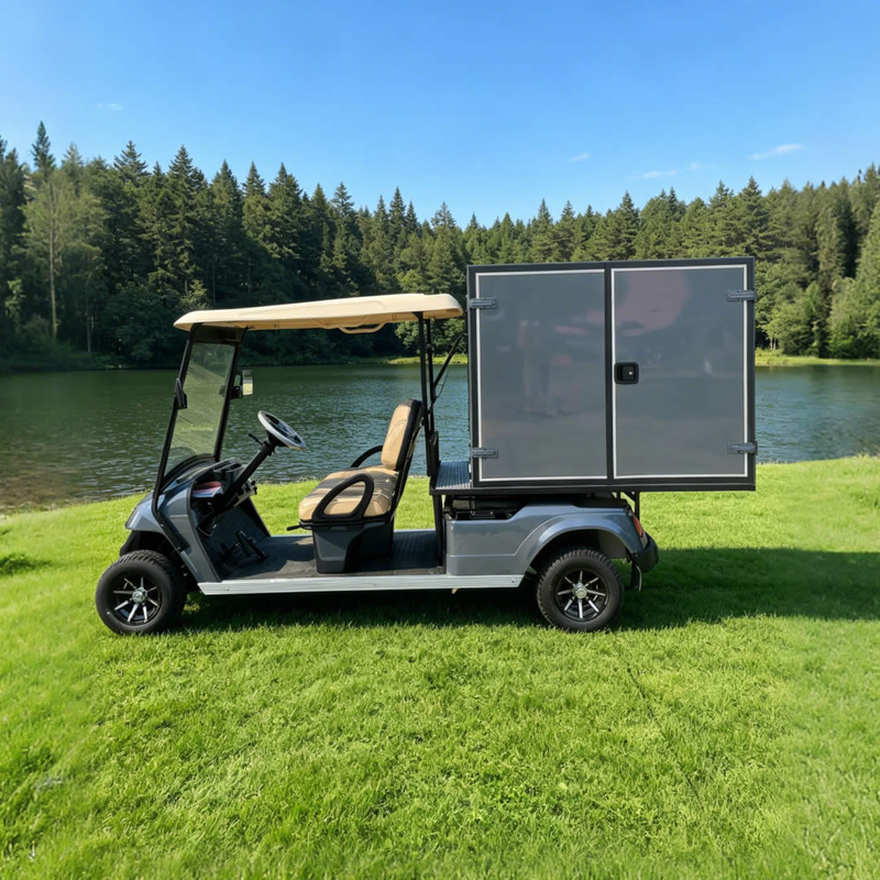Manufacturer Beverage Golf Cart Utility With Enclosed Box - Eagle Golf Cart