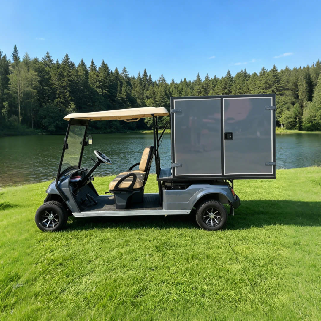 Manufacturer Beverage Golf Cart Utility With Enclosed Box - Eagle Golf Cart
