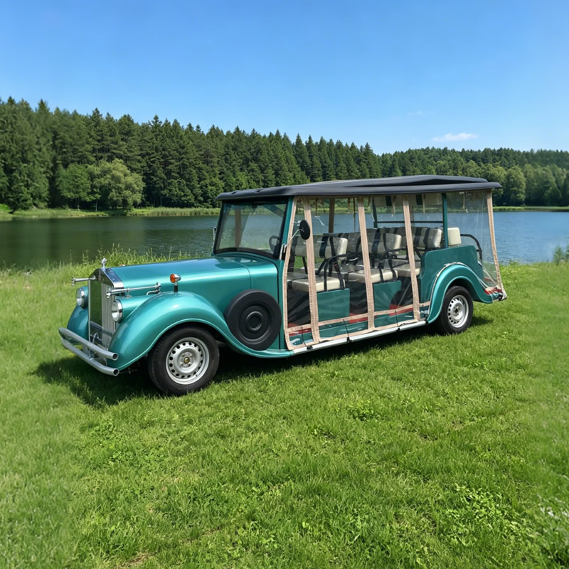 Vintage Electric Sightseeing Car | Classic Electric Tour Shuttle for Resort & Real Estate - EG6120K