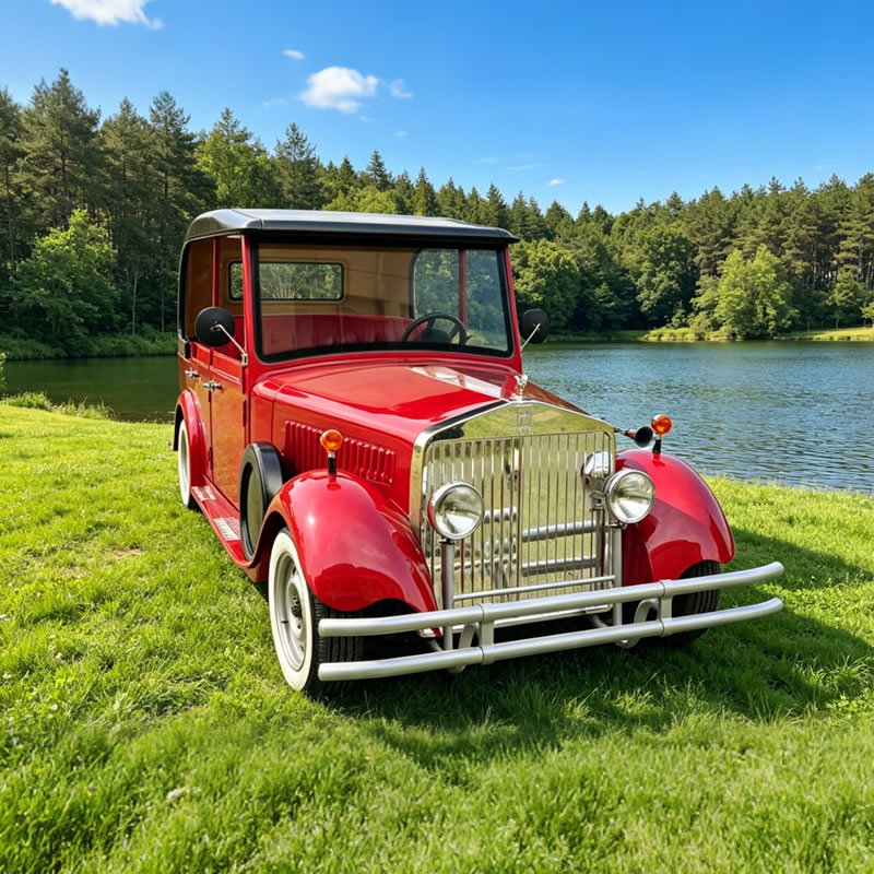 6 Seats Tourist Sightseeing Electric Classic Vehicle Vintage Cars - Eagle Golf Cart