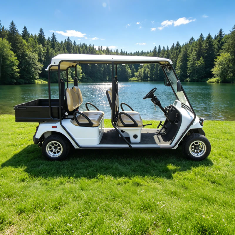 Street Legal Electric Mini Cargo Truck Lsv Golf Cart with Box - Eagle Golf Cart