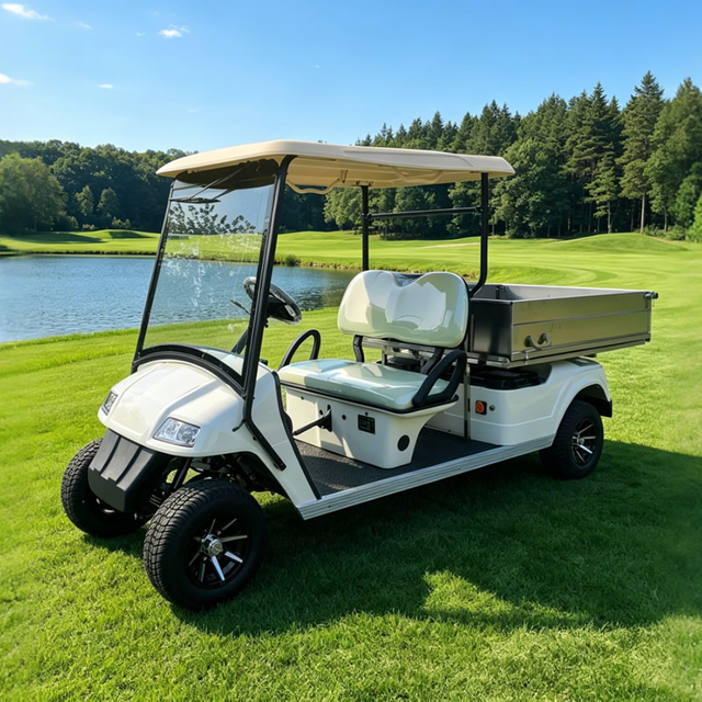 Golf Cart with Stainless steel Cargo Dump Bed - Eagle