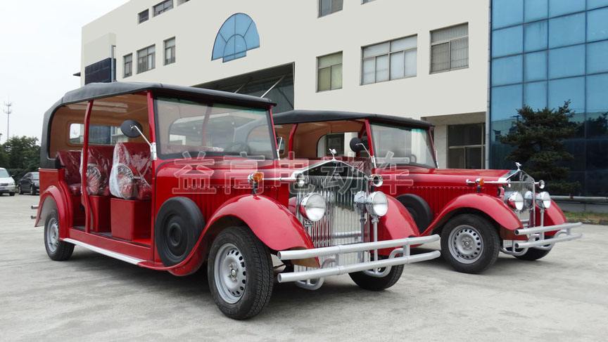 Electric classic vintage sightseeing vehicle factory direct shipment