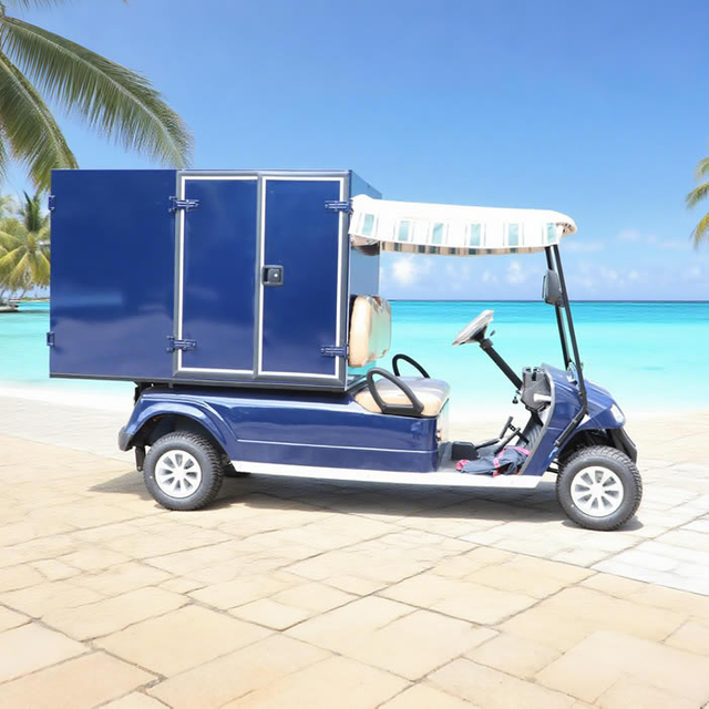 Custom Electric Motor Motorized Bev Beverage Golf Cart Manufacturer 