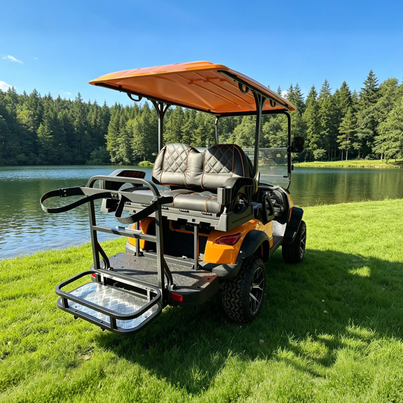 Luxury lifted utility 2+2 4 person seater golf cart