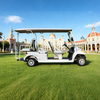 Elegant White Electric Wedding Golf Cart | 6-Seater Luxury Guest Shuttle for Events