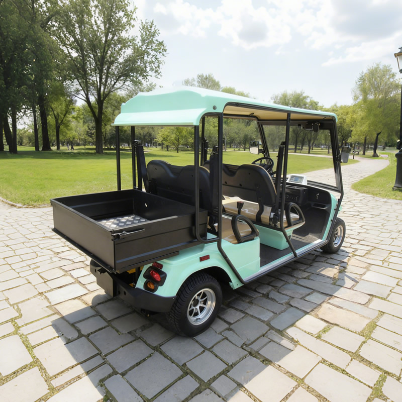 Street Legal Electric Mini Cargo Truck Lsv Golf Cart with Box