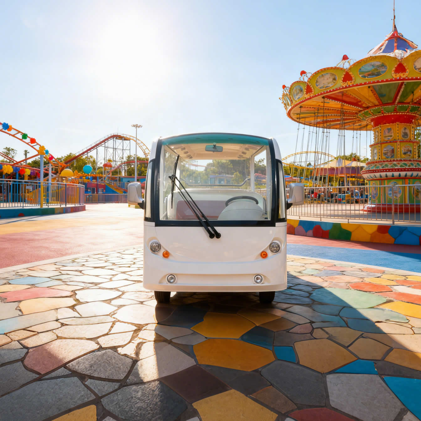 Wholesale High Quality 14 Seats Electric Sightseeing Cars