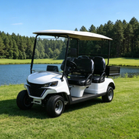 48v 4 seater golf cart with cargo box - Eagle Golf Cart