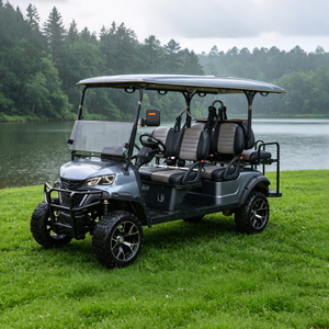 Custom Lithium Battery 48v Six 6 Seater Wholesale Golf Carts