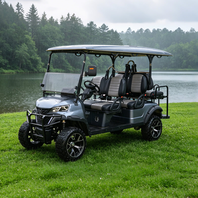 Custom Lithium Battery 48v Six 6 Seater Wholesale Golf Carts