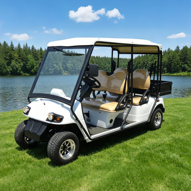 Street Legal Electric Mini Cargo Truck Lsv Golf Cart with Box - Eagle Golf Cart