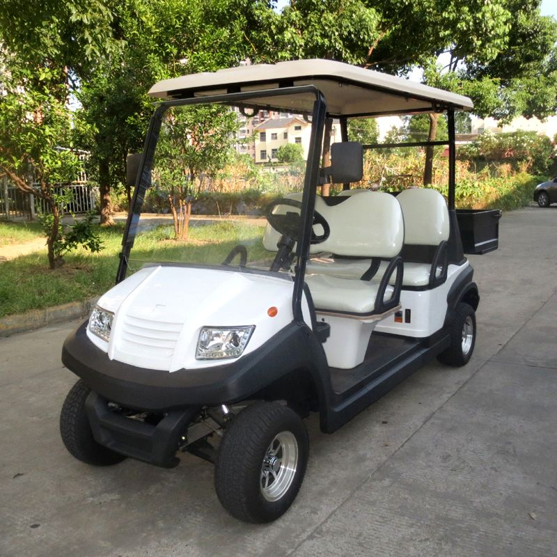 4 seater electric golf cart with cargo box - EG204AH