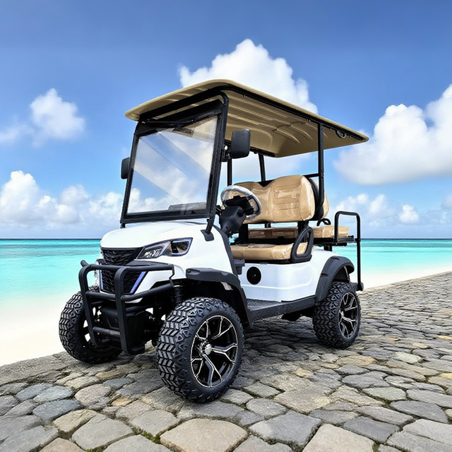Luxury Lifted 4 Seater electric Golf Car