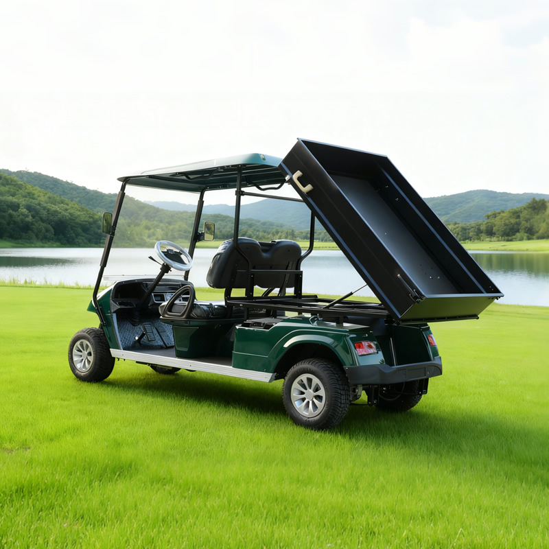 Custom Manufacturer Company Golf Cart Price with Cargo Dump Bed