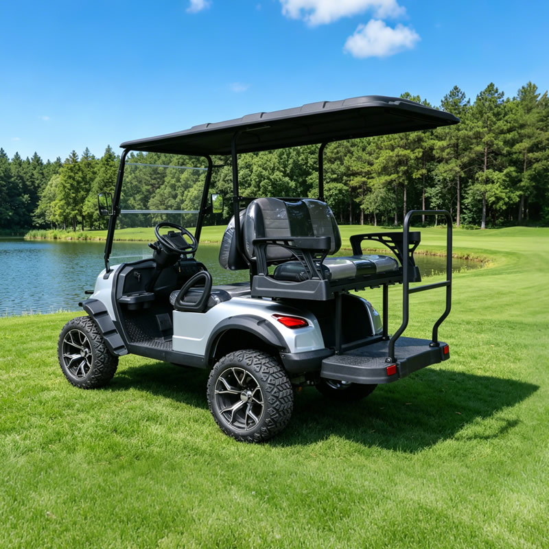 Factory Direct 4-Seater Electric Golf Cart | Off-Road with Cargo Rack | Customizable for Resorts & Scenic Spots