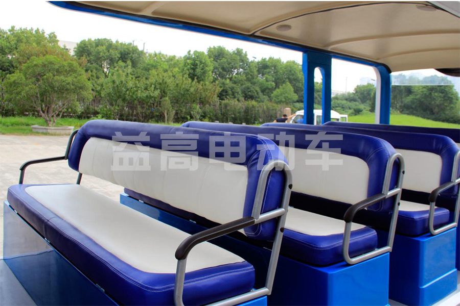 the chair of sightseeing bus car