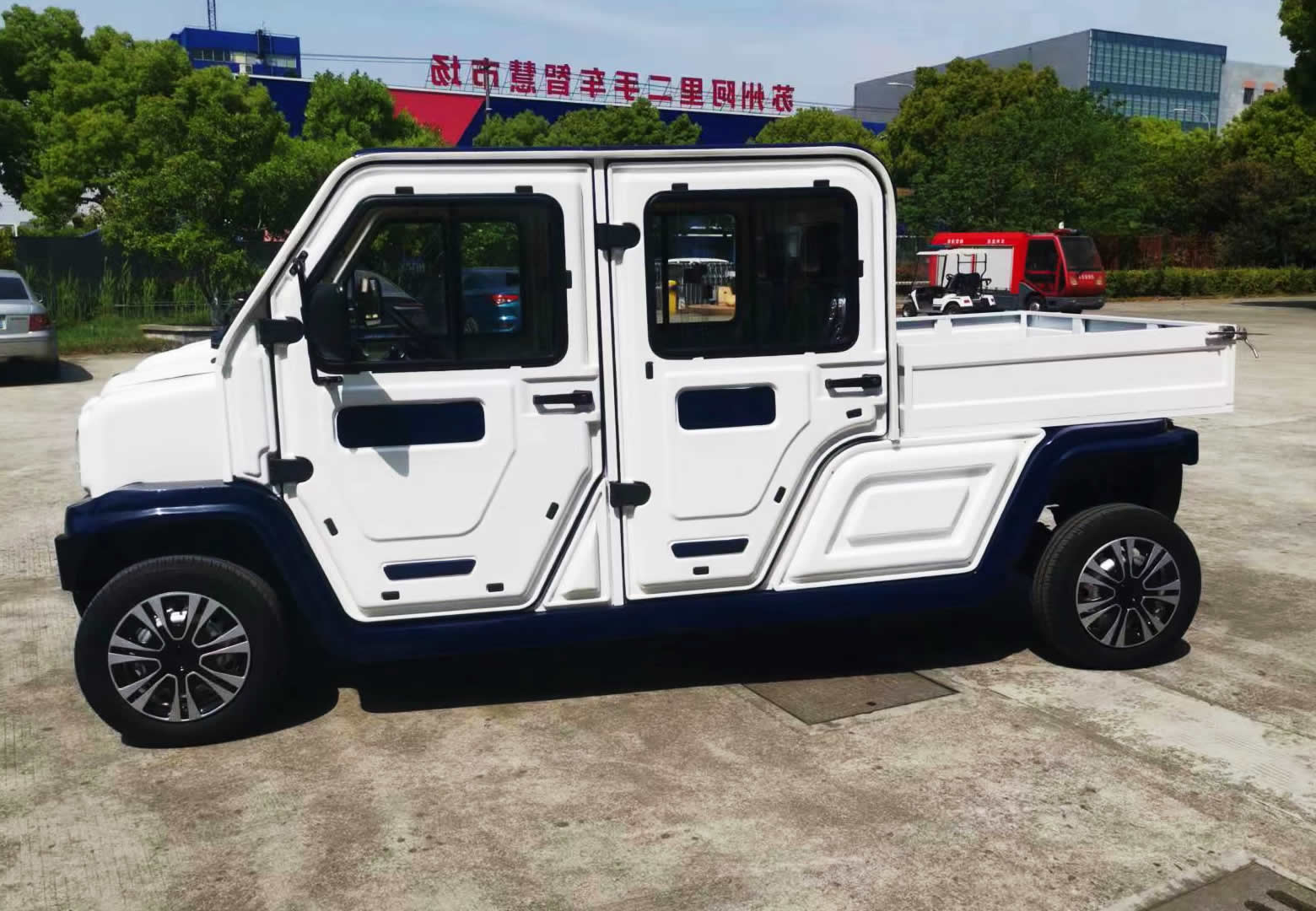 custom security electric patrol car cart