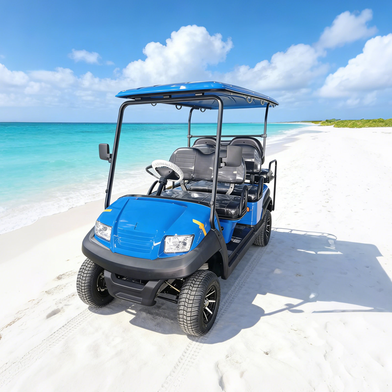 4+2 6 seater battery electric golf cart 