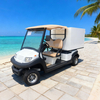 Custom Golf Course Food And Beverage Coffee Drink Golf Cart with Box for Sale
