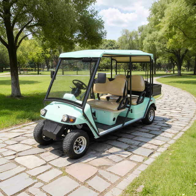 Street Legal Electric Mini Cargo Truck Lsv Golf Cart with Box