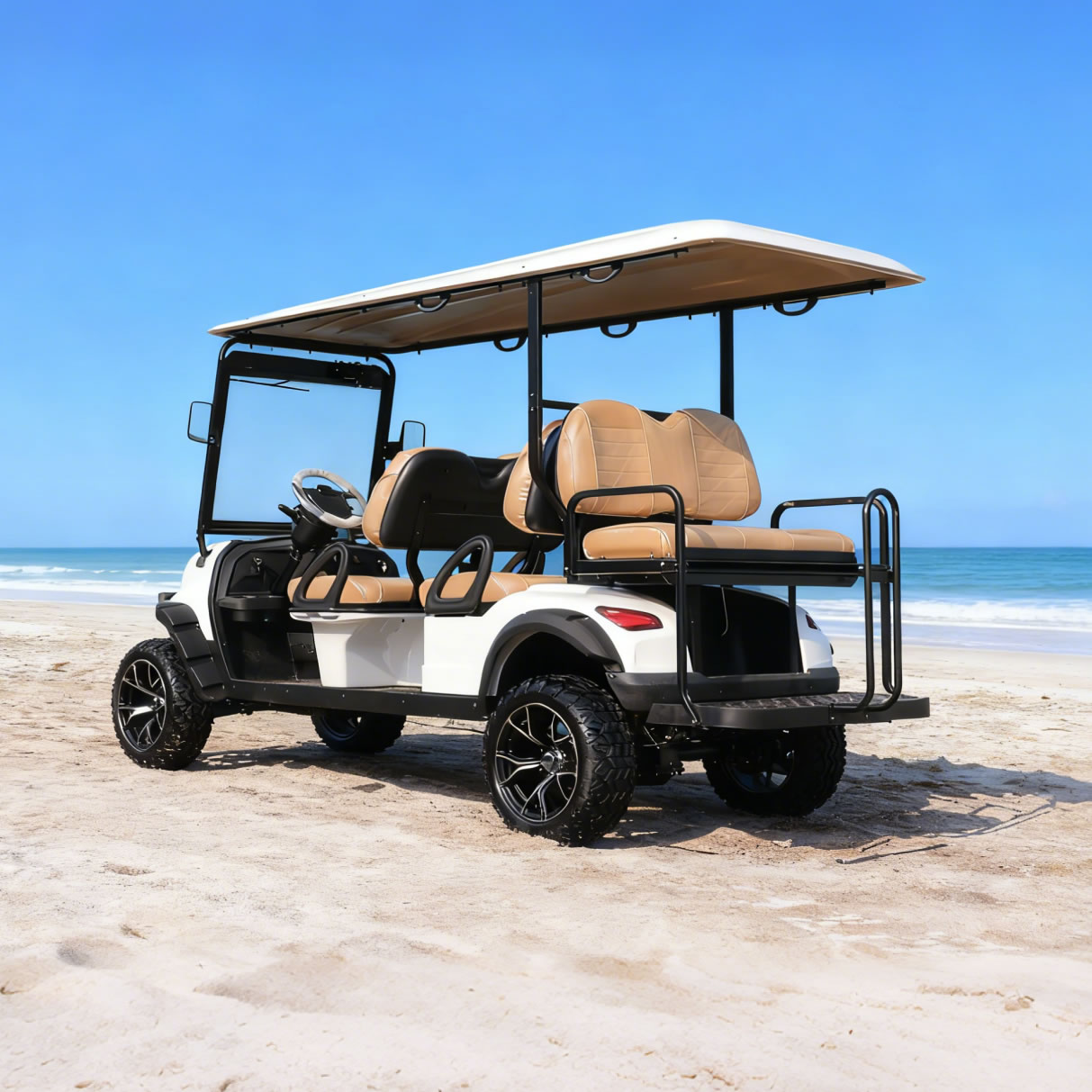 Wholesale Sightseeing Lifted 6 Seater Golf Cart Buggy for Hotels - Eagle Golf Cart