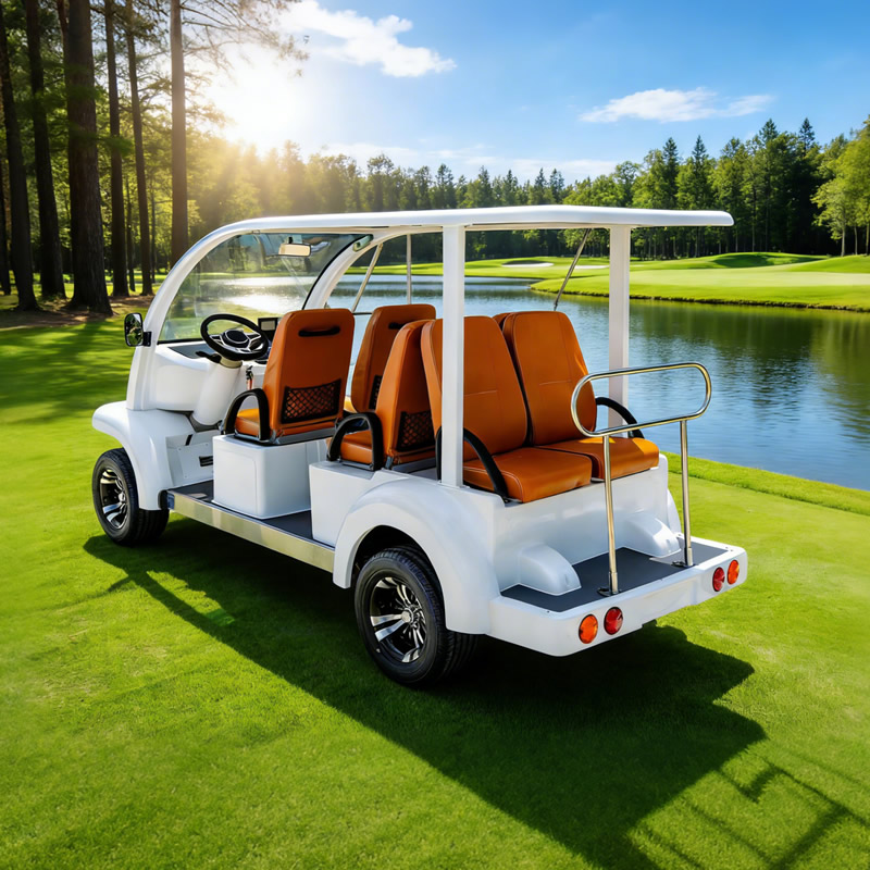 6 Seater Electric Golf Cart for Sale - China Commercial Golf Buggy Supplier 
