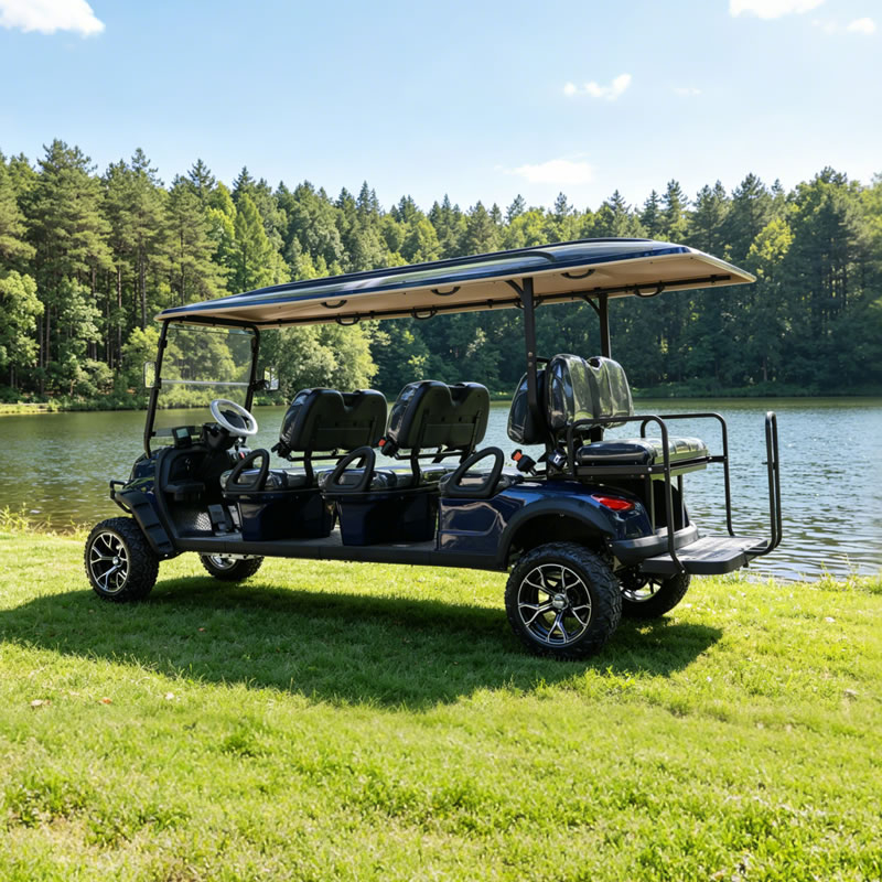 Custom Electric Lithium 6+2 8 Seater Passenger Golf Cart