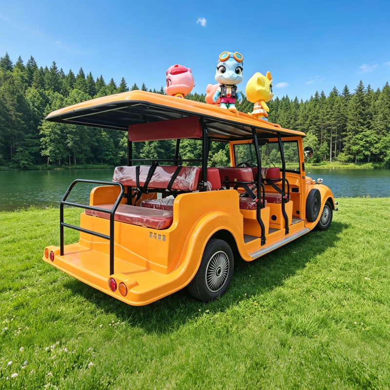 Vintage Electric Sightseeing Bus | 11-Seater Retro Tourist Car | Custom Theme Park Shuttle