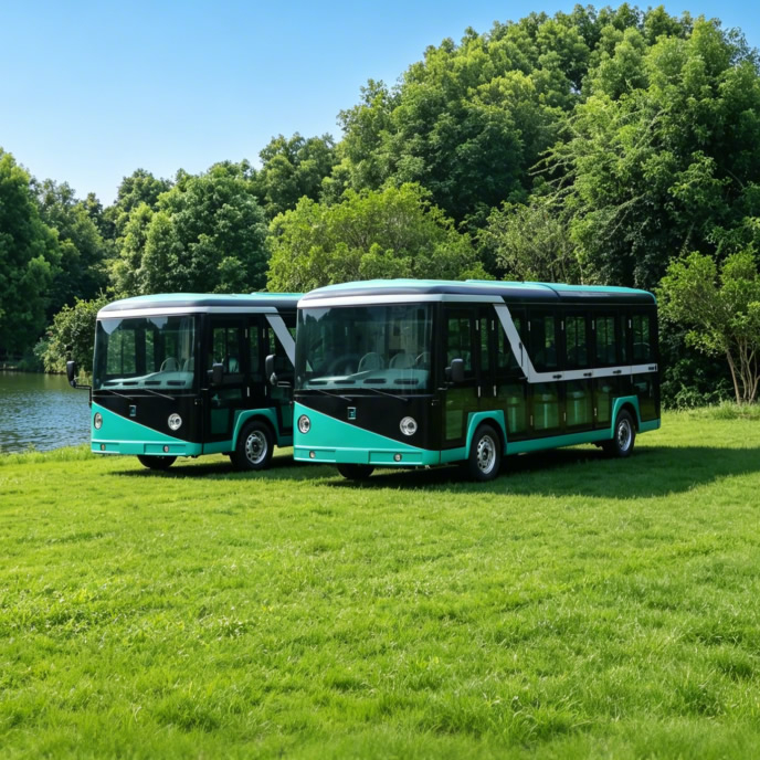 Electric Sightseeing Shuttle Bus | China Factory | Customizable 8-23 Seater Electric Shuttle for Parks & Airports