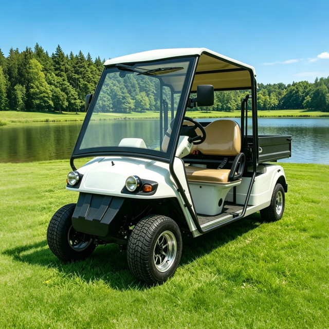 Custom Electric Street Legal Cargo Golf Carts with Box - Eagle Golf Cart