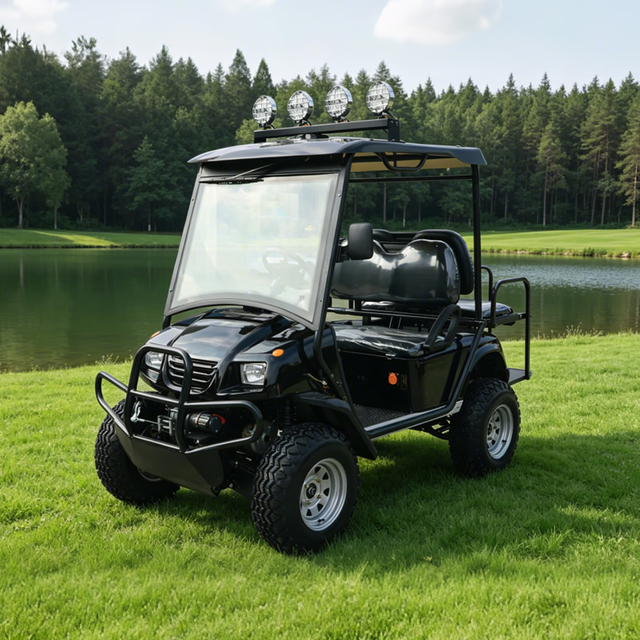 Electric 4WD 4X4 Off Road Golf Cart | Heavy Duty Hunting Offroad Buggy China Manufacturer