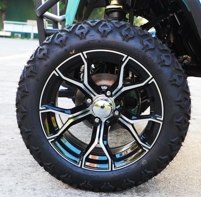 details of the golf cart