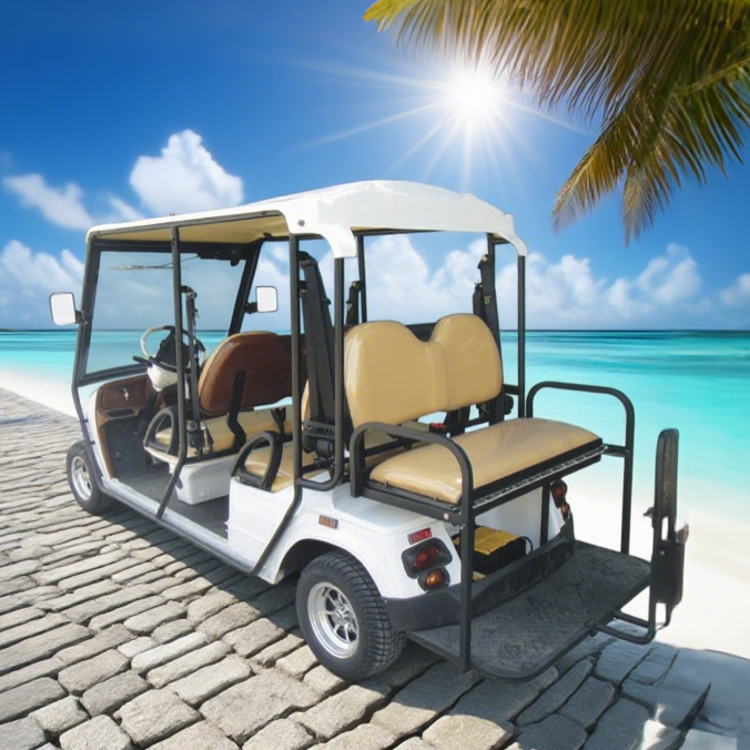Custom 6 Seater Street Legal Electric Golf Cart - 2048HSZR