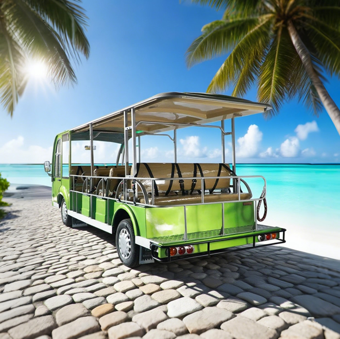 Electric Sightseeing Bus Car China Manufacturer 